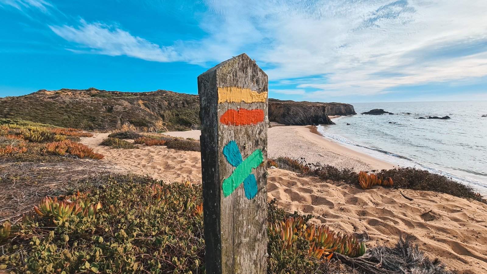 Almograve dunes circular trail Rota Vicentina