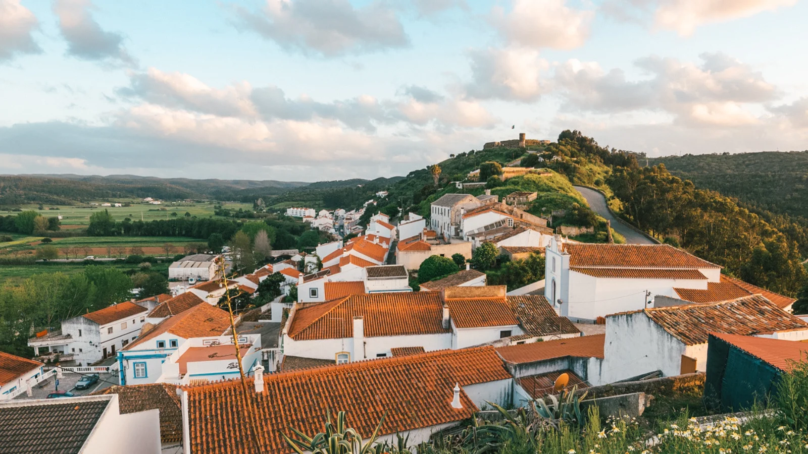 View over Aljezur in the Alentejo